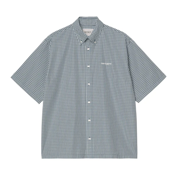 【Carhartt Wip/カーハート ダブルアイピー】2026シャツ SHIRT GROFF SHIRT I036191 Groff Check Blue River Mサイズ 4573654448352【送料無料：北海道/沖縄/離島を除く】 Groff Check Blue River Mサイズ
