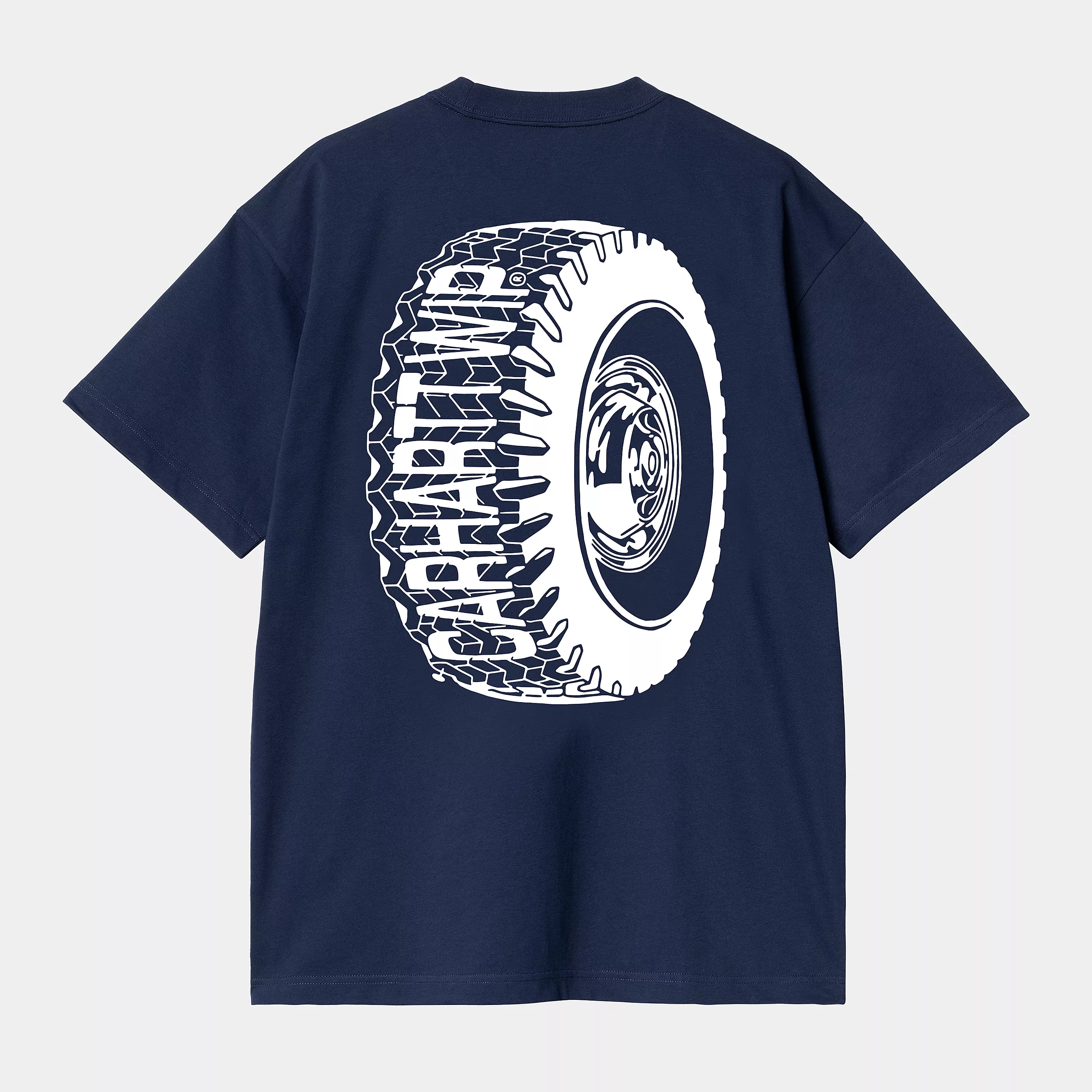 【Carhartt Wip/カーハート ダブルアイピー】2025 Tシャツ TIRE T-SHIRT タイヤTシャツ I034666 Ink  （M.L） Ink Mサイズ