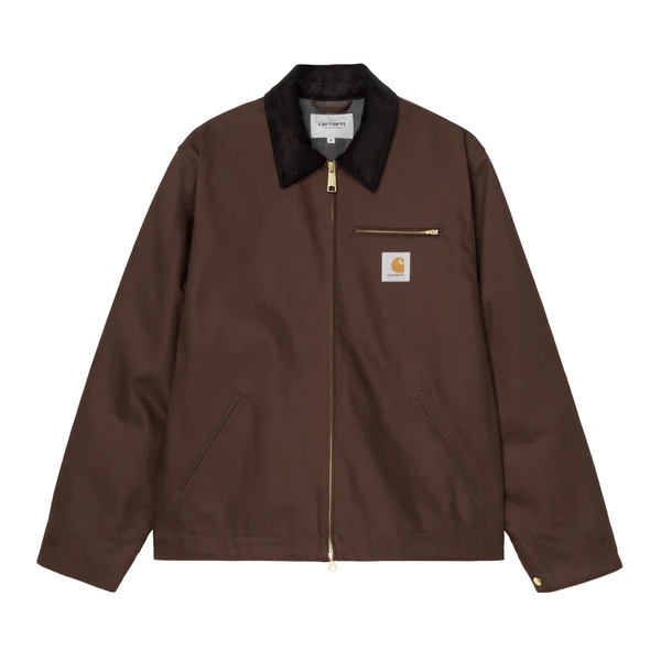 【Carhartt Wip/カーハート ダブルアイピー】2025 ジャケット DETROIT JACKET デトロイトジャケット I015264 Tobacco/Black Mサイズ 【送料無料 ：北海道/沖縄/離島含を除く】