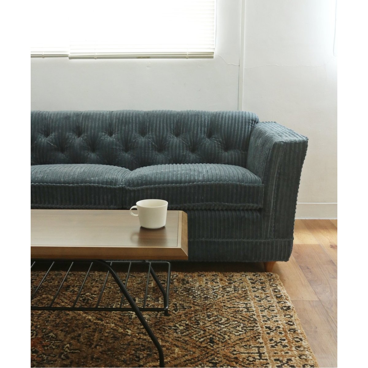 LAKEWOOD SOFA 3P ブルーグレーW214 レイクウッドソファ　700