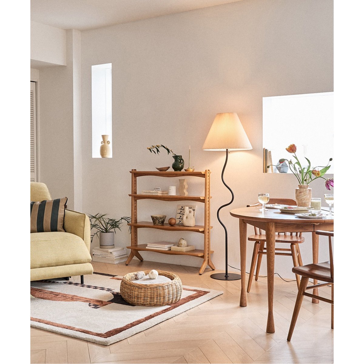 WAVY FLOOR LAMP　ウェービー フロアランプ 電球付属　017