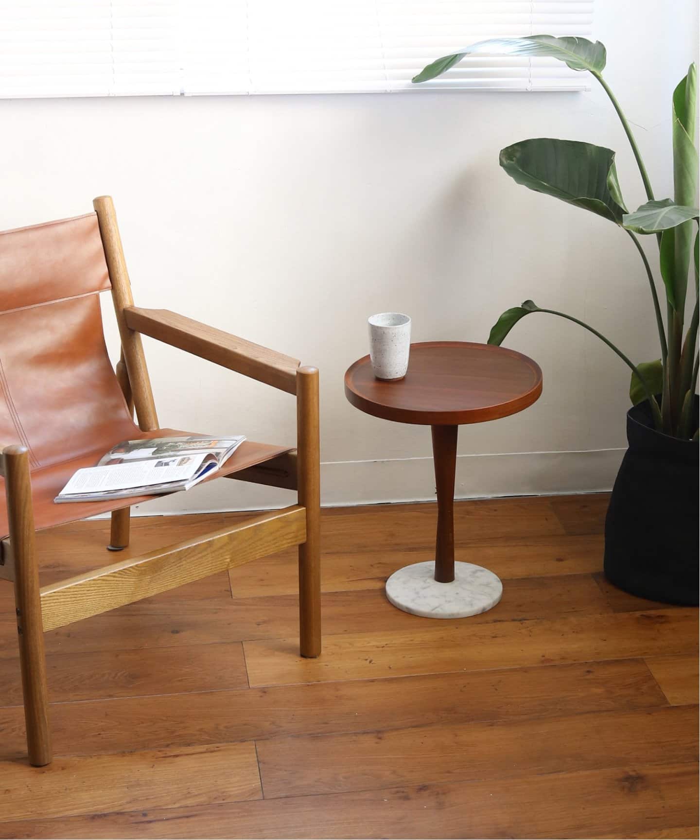 WINDAN SIDE TABLE(MB)ウィンダンサイドテーブル ミディアムブラウン　701