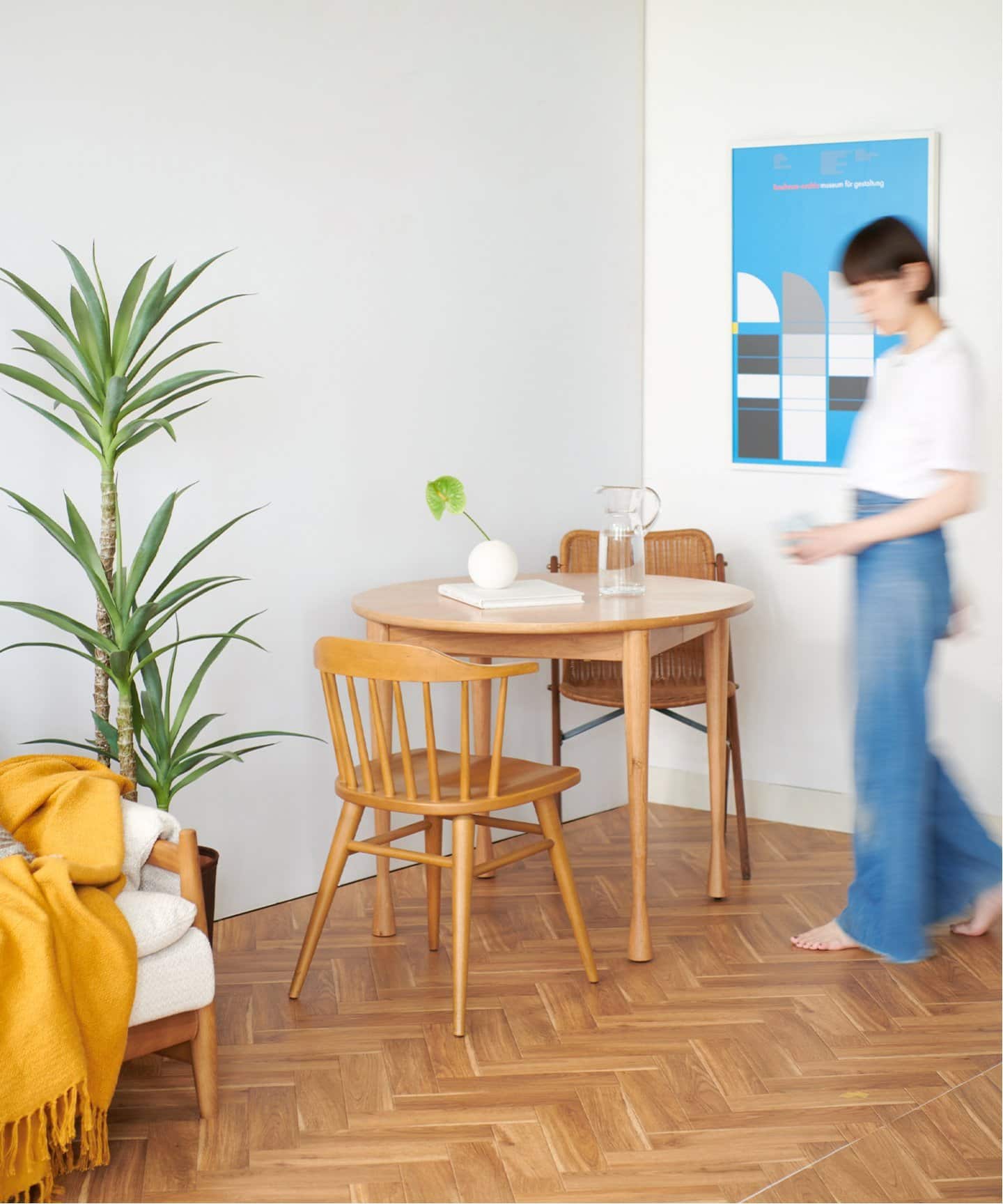 WINDAN SIDE CHAIR LB ウィンダンサイドチェア ライトブラウン　704