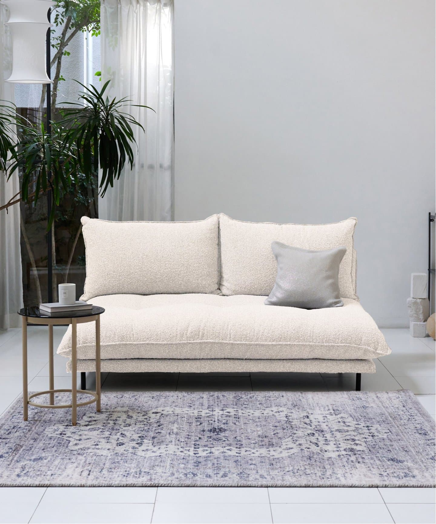 PORTO SOFA Low W1700 Boucle(I)　ポルトソファ　アイボリー　700