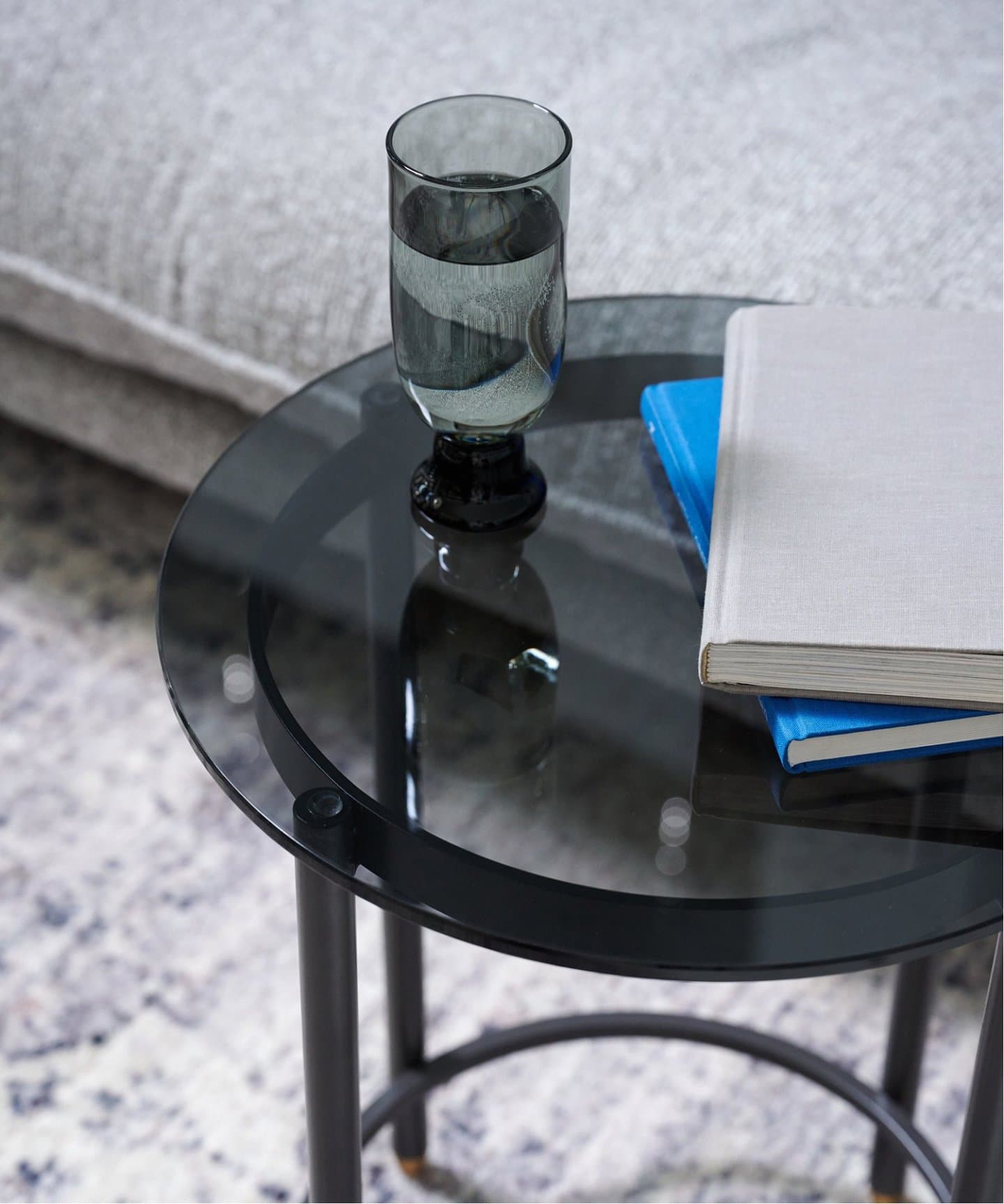 【送料お得な低価格/完成品】HOLTE SIDE TABLE charcoal　ホルテ　サイドテーブル  701