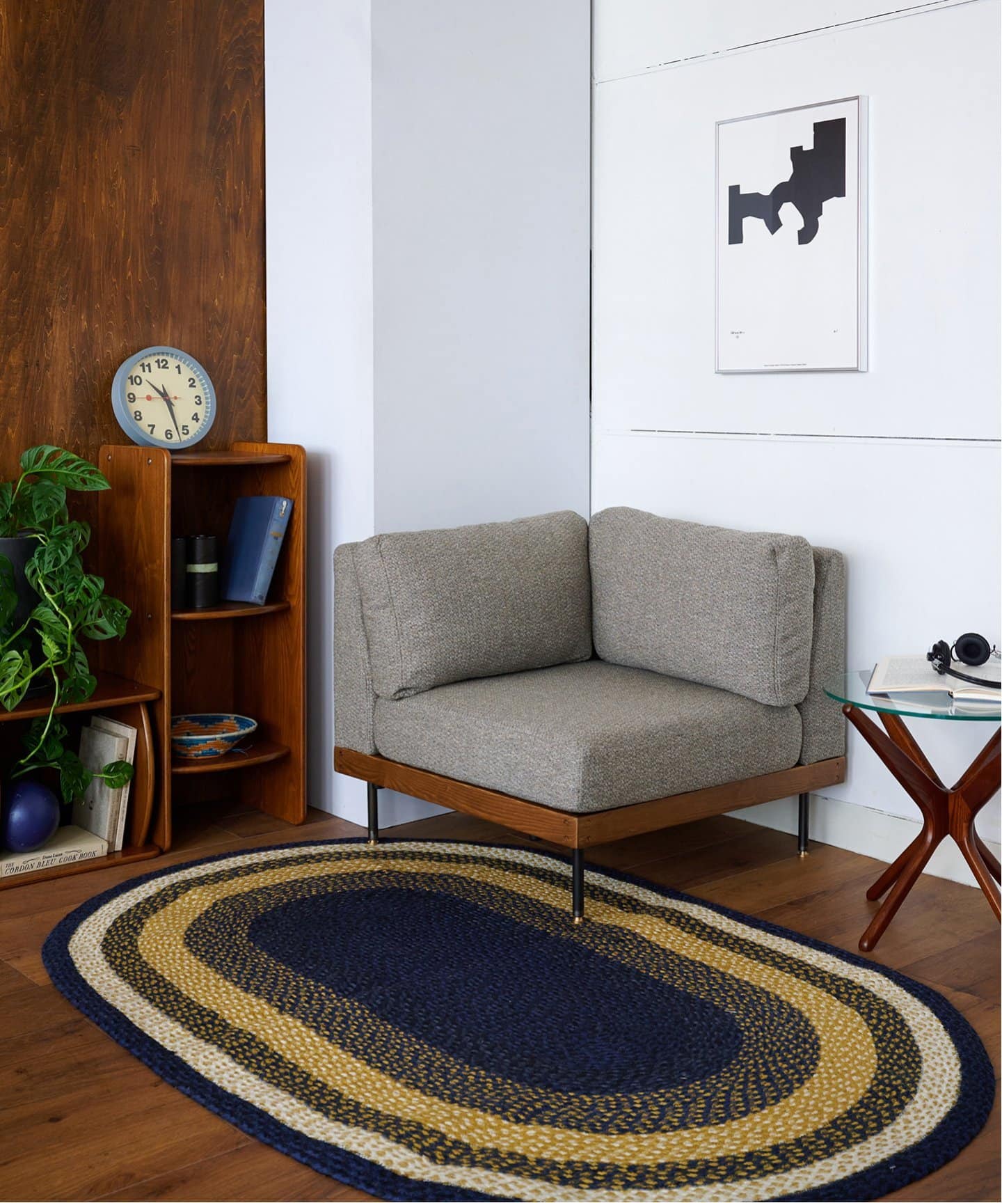 【送料お得な低価格/組立要】LILLE CORNER SOFA 2ND 25(GRY)　リルコーナーソファ 700 グレー