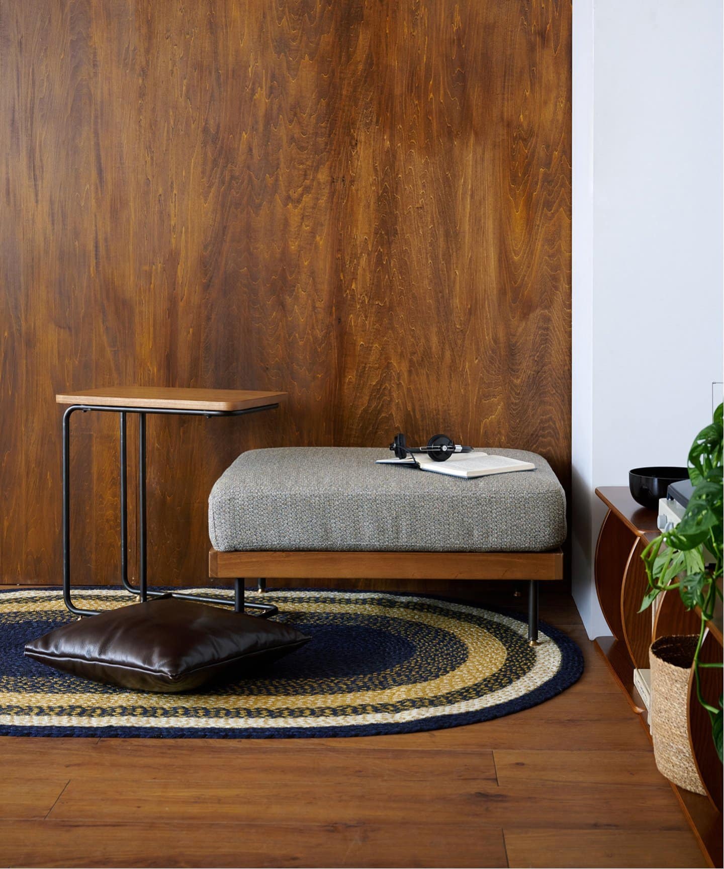 【送料お得な低価格/組立要】LILLE OTTOMAN 2ND 25(GRY)　リルオットマン 700