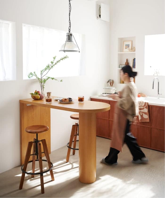 《予約》《3月中旬予定》PORTO COUNTER TABLE natural　ポルト　カウンターテーブル　703