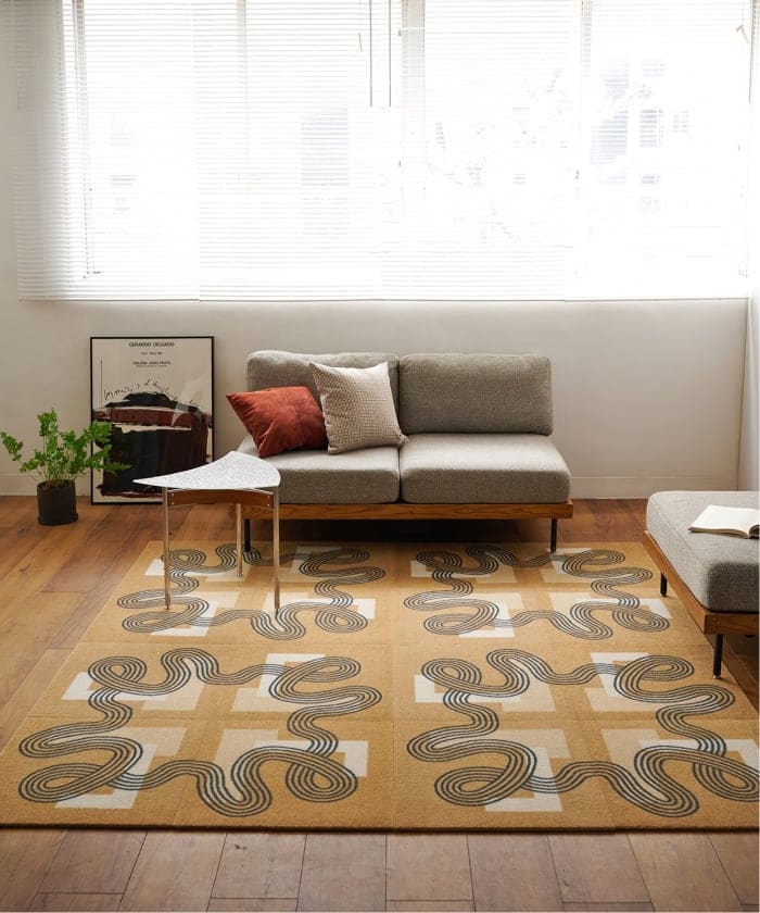 CARPET TILE CROSBY 1P キャメル　カーペットタイル 013