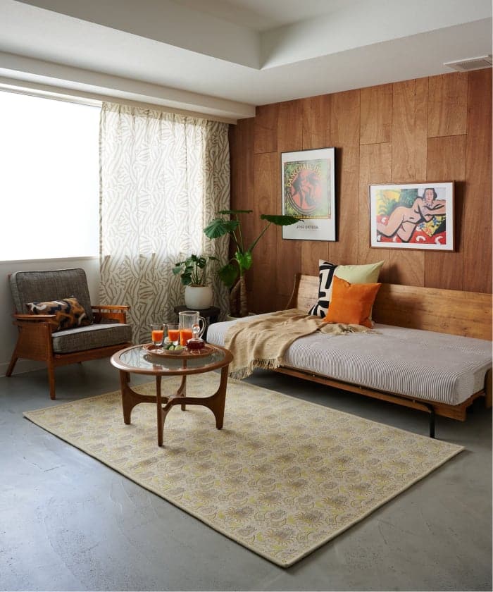 BLOOMPAISLEY RUG 200X200　ブルームペイズリー ラグ　013