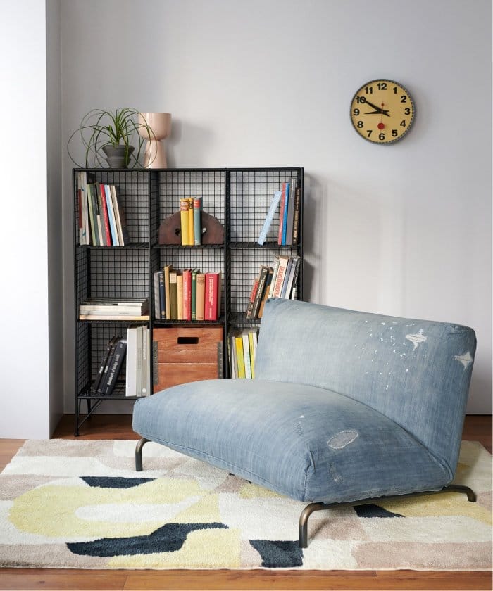 【廃番のため在庫限りで販売終了/50%OFF】RODEZ SOFA 2P Damage DENIM COVER(カバーのみ)　700