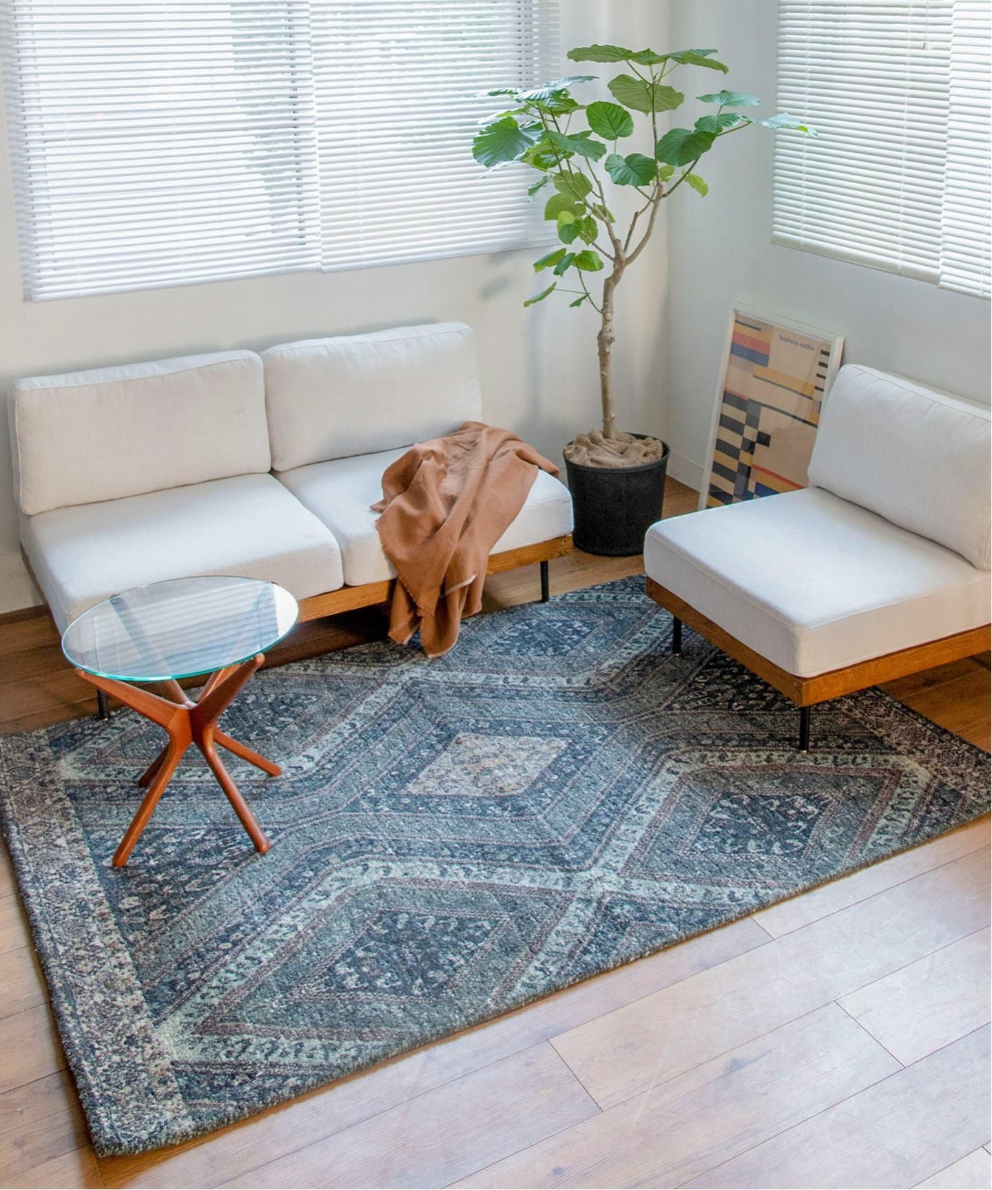 BRENTWOOD RUG 200*200 ブレントウッド ラグ 013(200×200