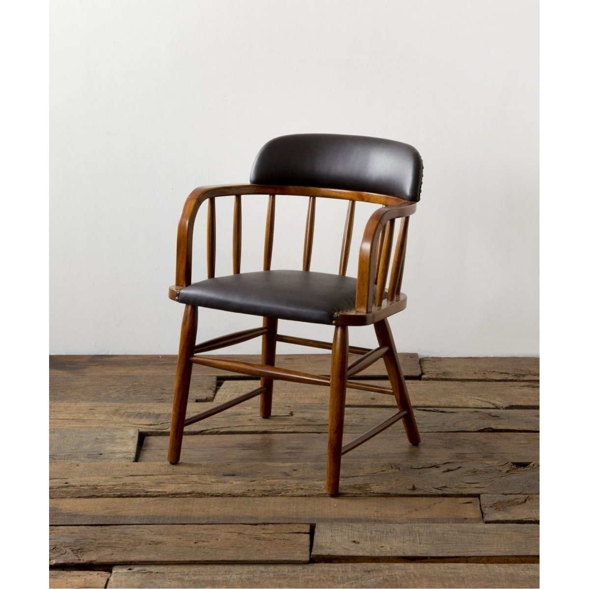 OAKS ARM CHAIR_PVC BK オークスアームチェア　家具