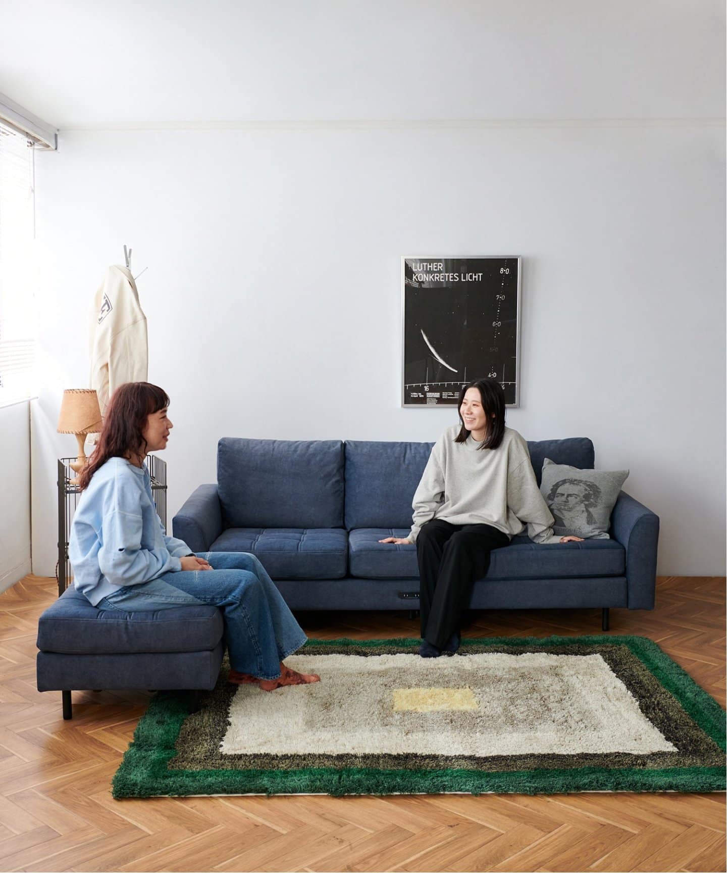 ブルーグレー オットマン PSF OTTOMAN BLUE GRAY ピーエスエフ オットマン ブルーグレー