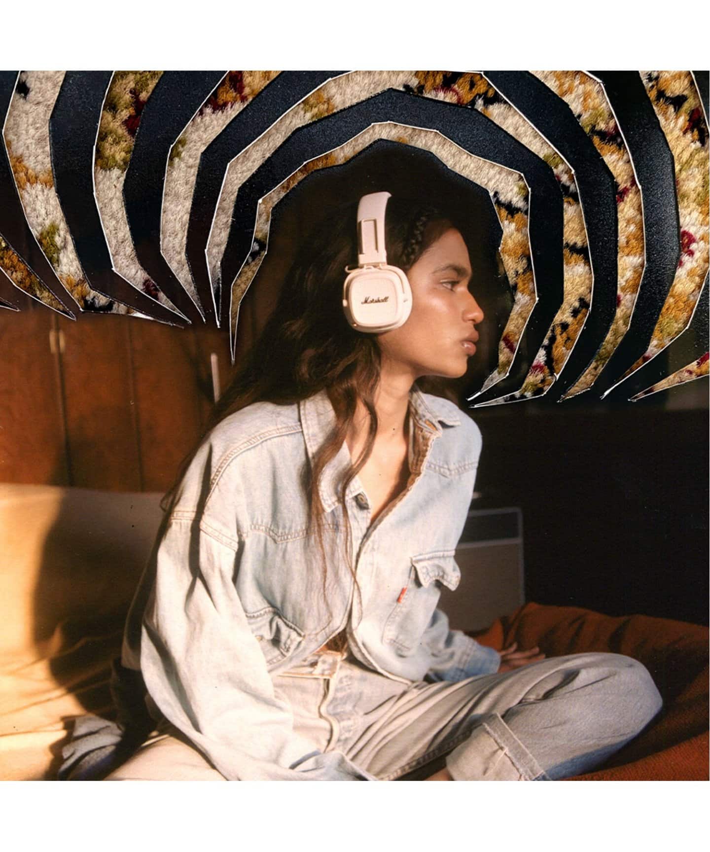 【正規取扱店】［Marshall/マーシャル］MAJOR5 CREAM　ワイヤレス ヘッドフォン　016