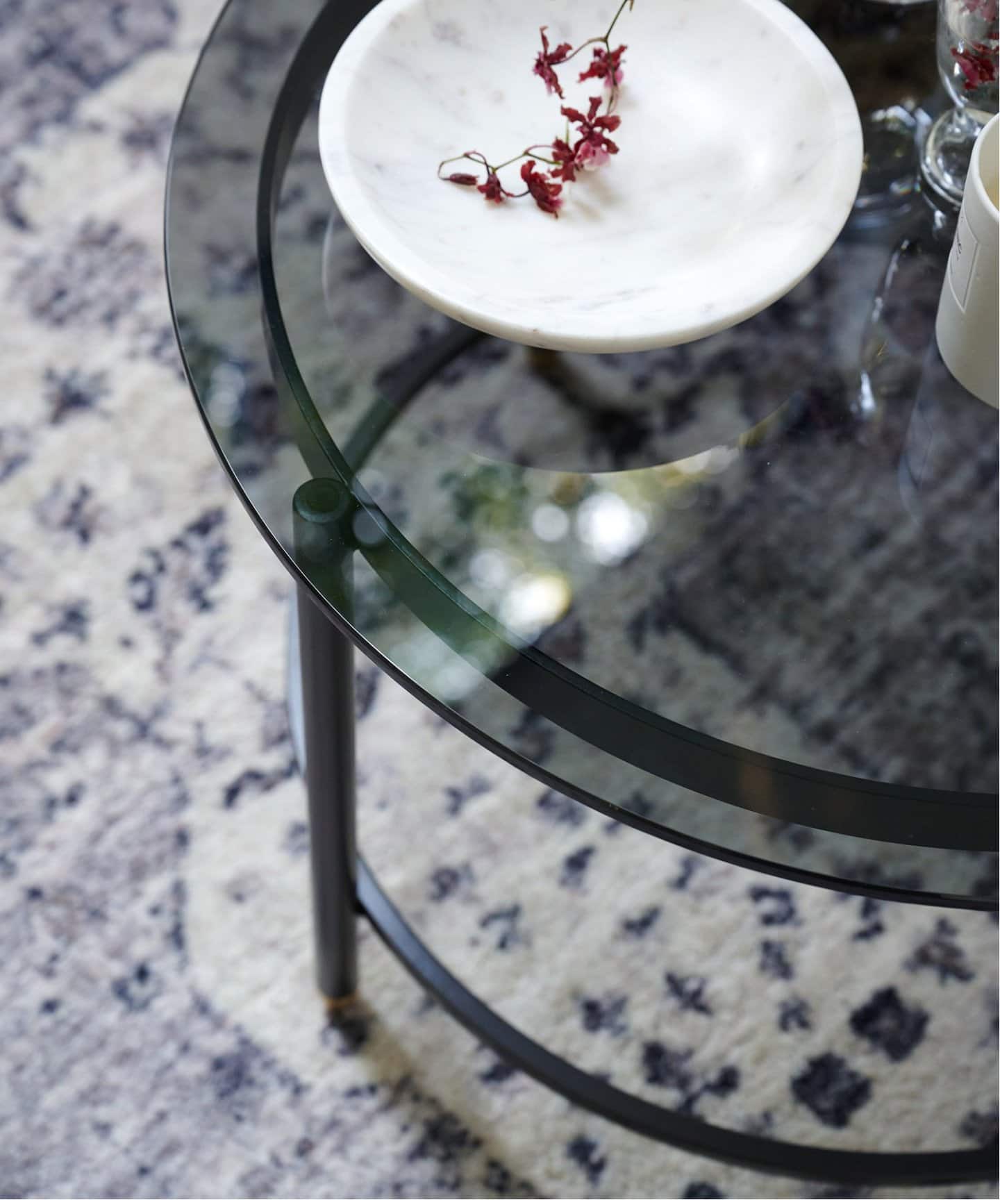 【送料お得な低価格/完成品】HOLTE COFFEE TABLE charcoal　ホルテ　コーヒーテーブル  701