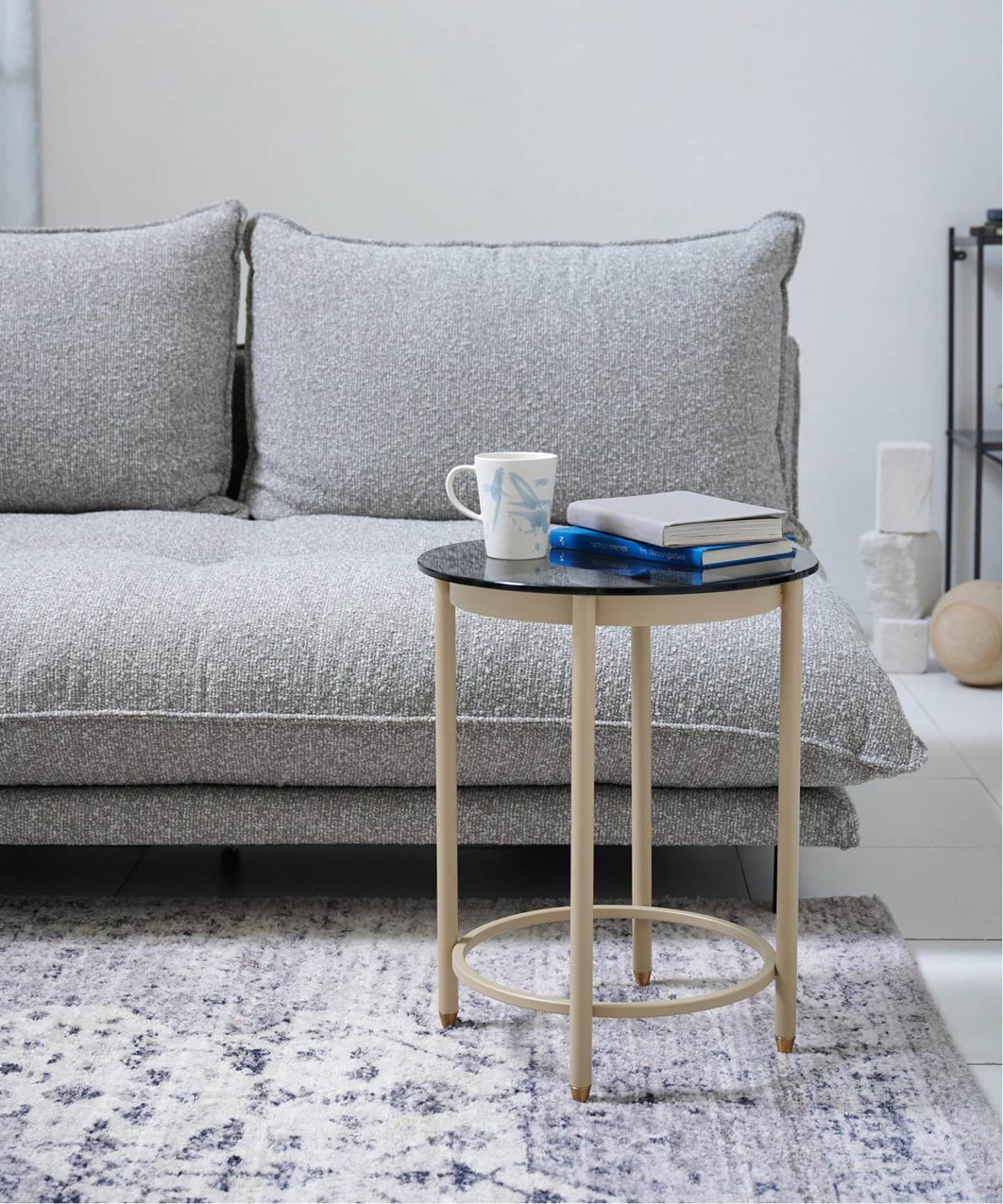 【送料お得な低価格/完成品】HOLTE SIDE TABLE sand　ホルテ　サイドテーブル  701