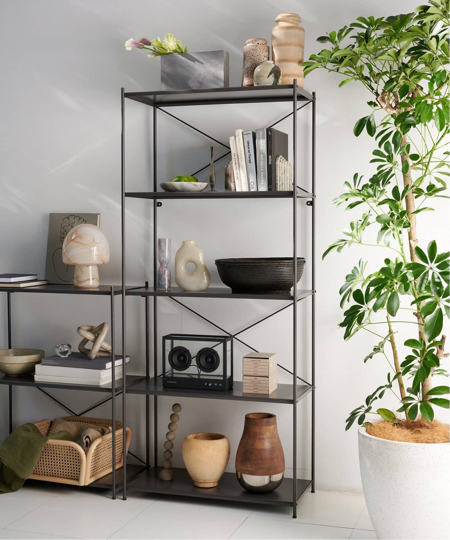 HOLTE X SHELF L charcoal　ホルテ　シェルフ　708