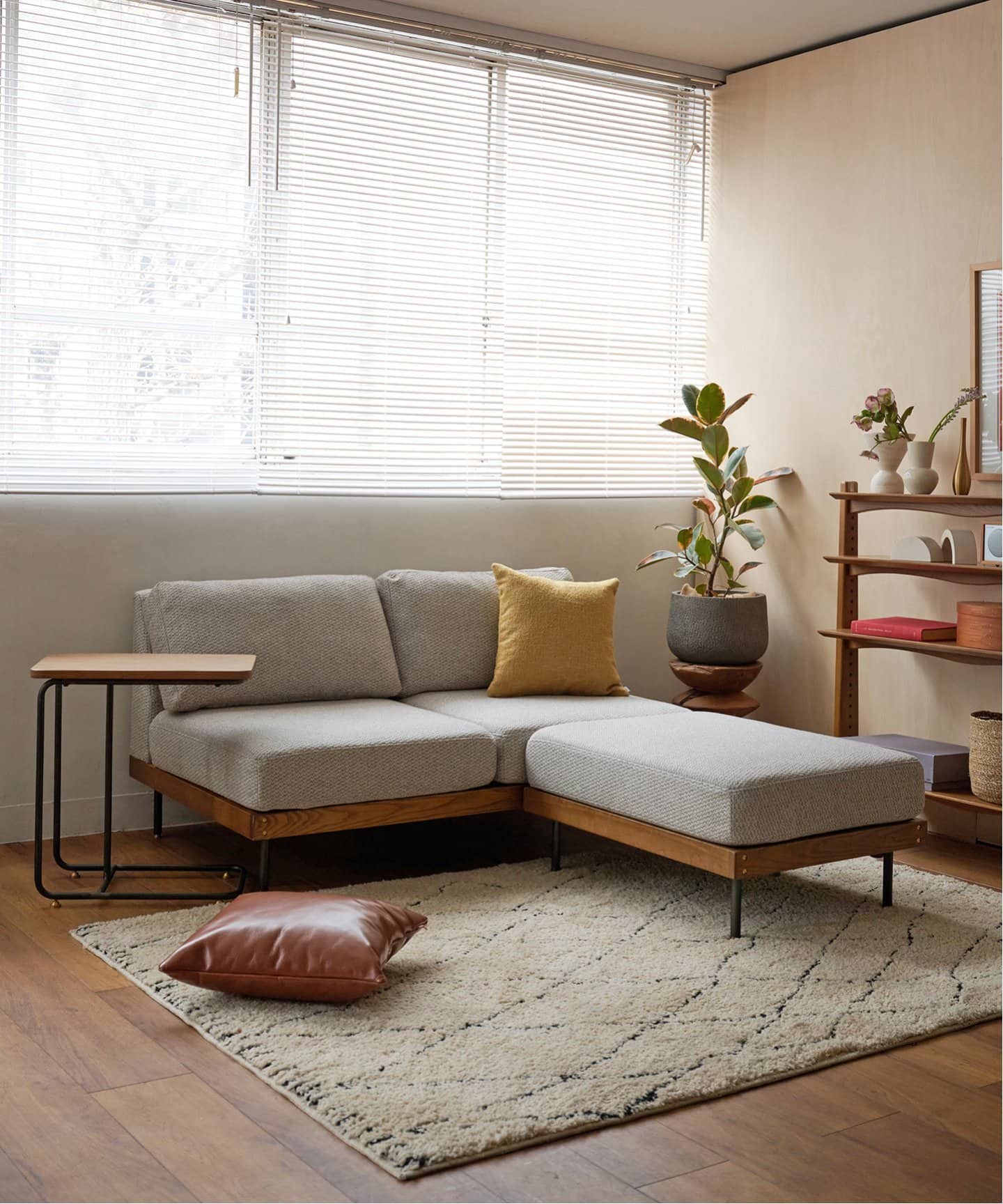 中型商品》LILLE OTTOMAN リルオットマン ＿ グレー（ソファ