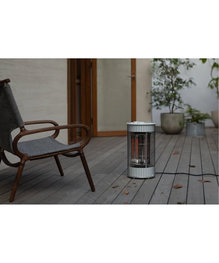 ［±0/プラスマイナスゼロ］TERRACE HEATER　テラスヒーター ライトグリーングレー 　016
