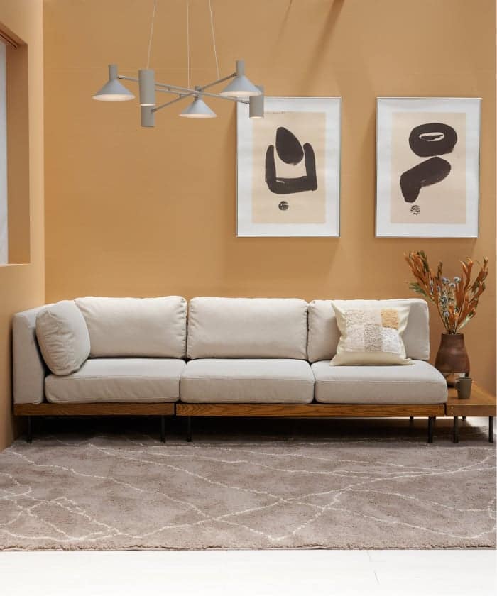 【送料お得な低価格/組立要】LILLE CORNER SOFA 25AW Fabric(I)　リルコーナーソファ　700