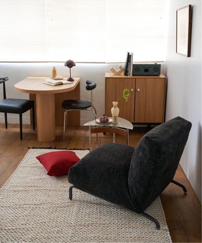 RODEZ CHAIR COVER_Boucle(BK)　※カバーのみ ロデチェア　700