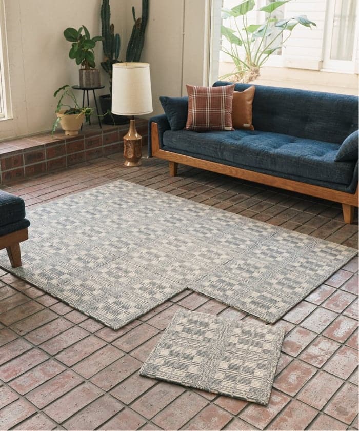 CARPET TILE OVERSHOT 6P グレー　カーペットタイル 013