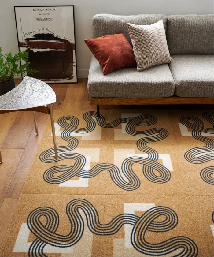 CARPET TILE CROSBY 1P キャメル　カーペットタイル 013