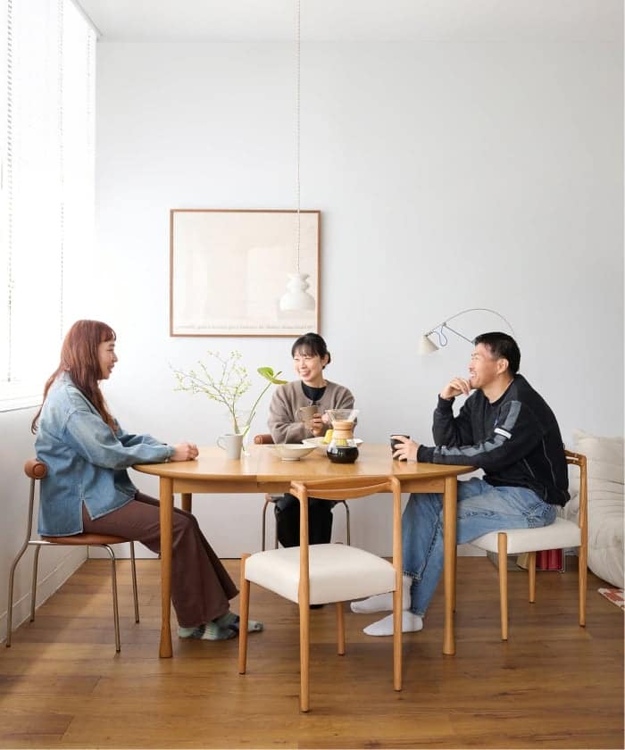 AROS ROUND TABLE W1100 natural アロス ラウンド テーブル ナチュラル　703