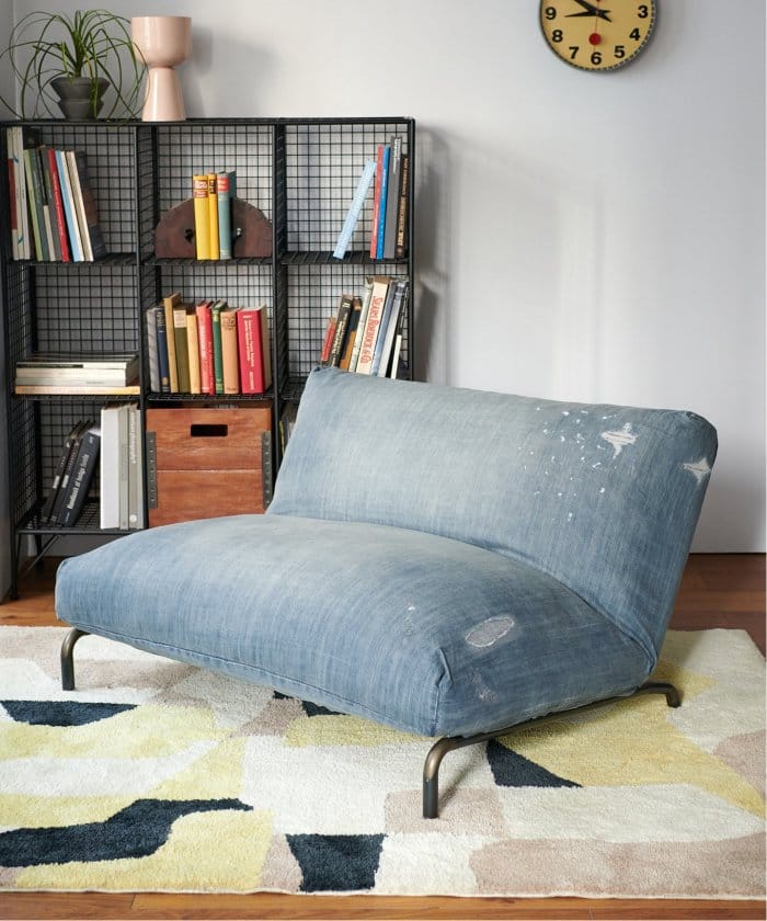 【廃番のため在庫限りで販売終了/50%OFF】RODEZ SOFA 2P Damage DENIM COVER(カバーのみ)　700