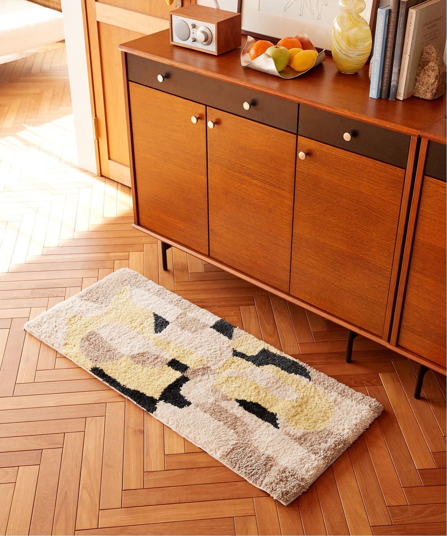 PICFAIR RUG 50x120　ピクフェアラグ　ネイビー　013 ネイビー