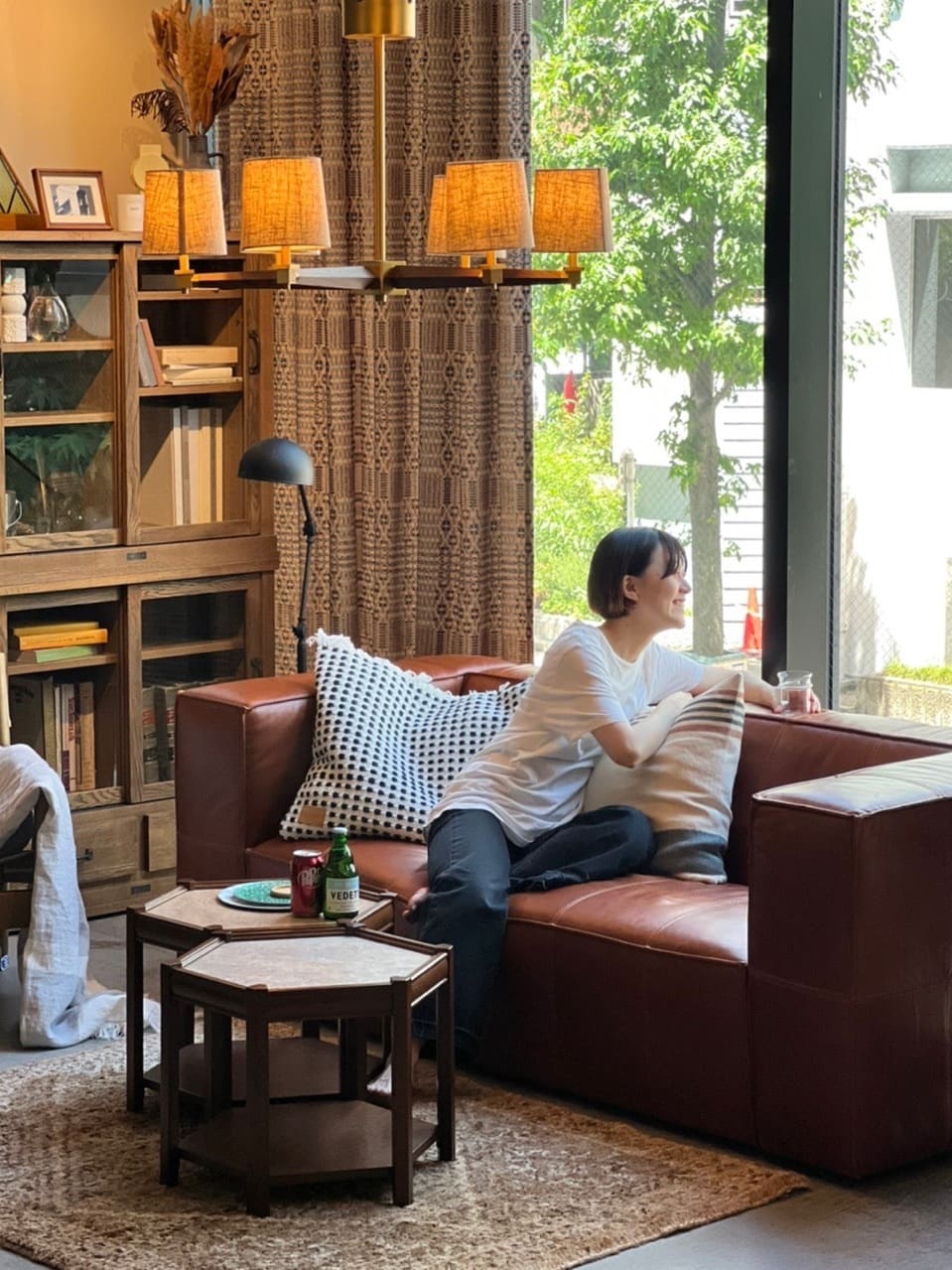 《ORDER》CURTAIN OVERSHOT 100x110 2枚セット ※サイズ変更可　013