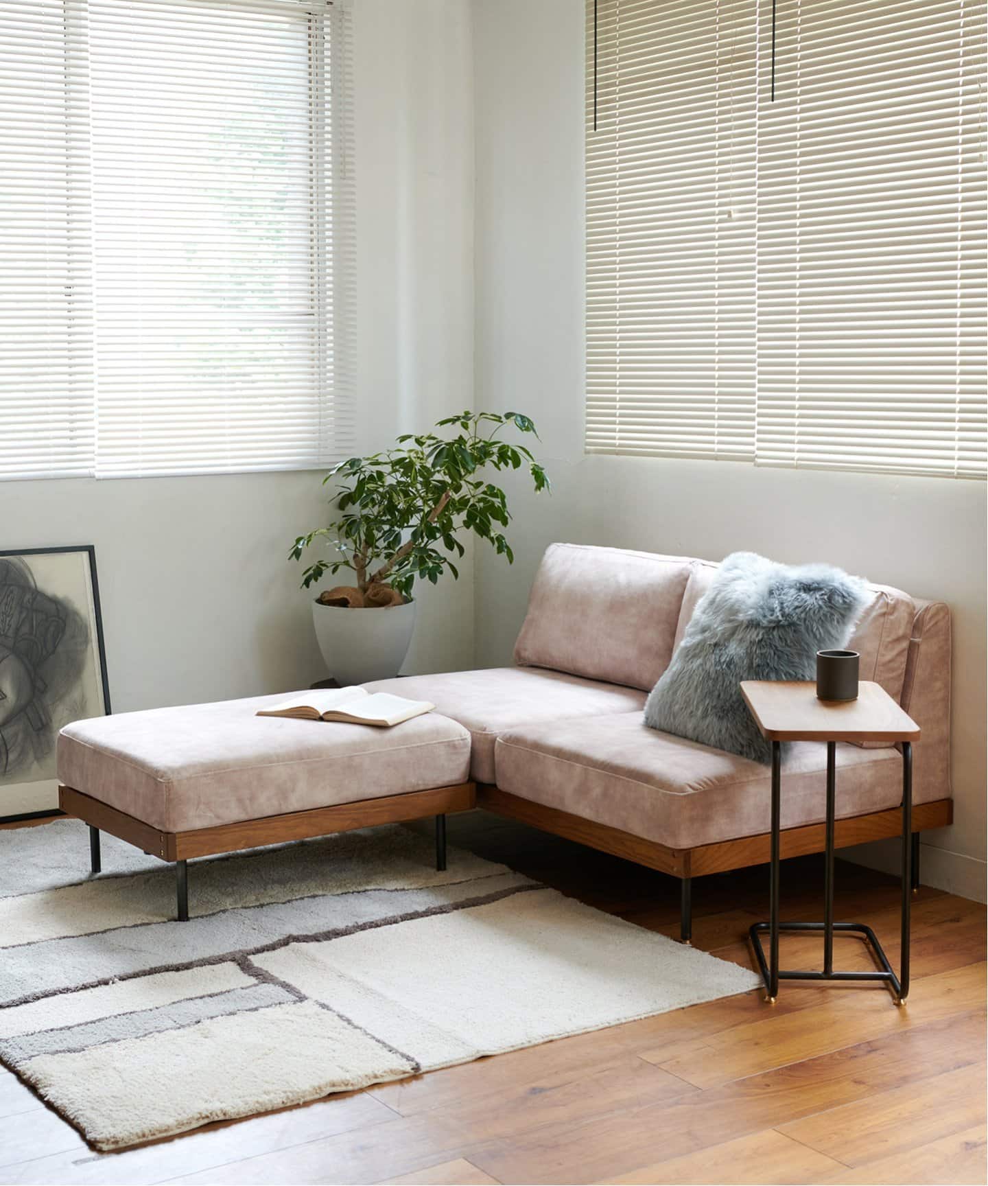NEW】【ラスト2点】LILLE OTTOMAN 2ND VELVET BE リルオットマン