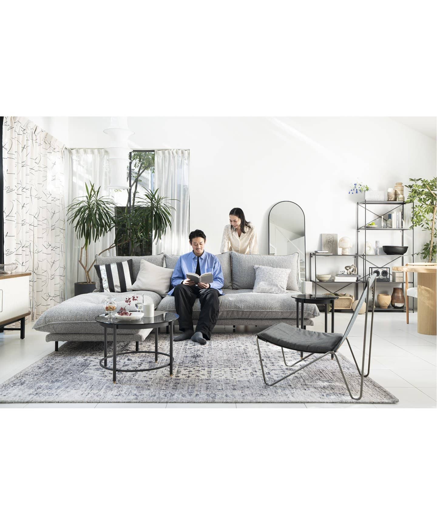 PORTO COUCH SOFA Low Boucle(I)　ポルトカウチソファ　アイボリー　700