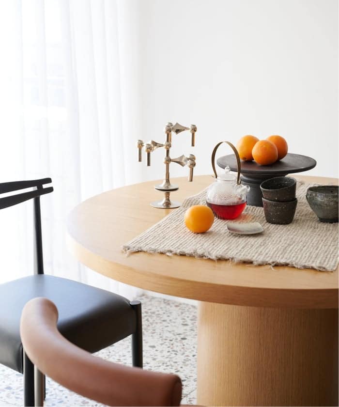《予約》《3月中旬予定》PORTO ROUND TABLE natural　ポルト　ラウンドテーブル