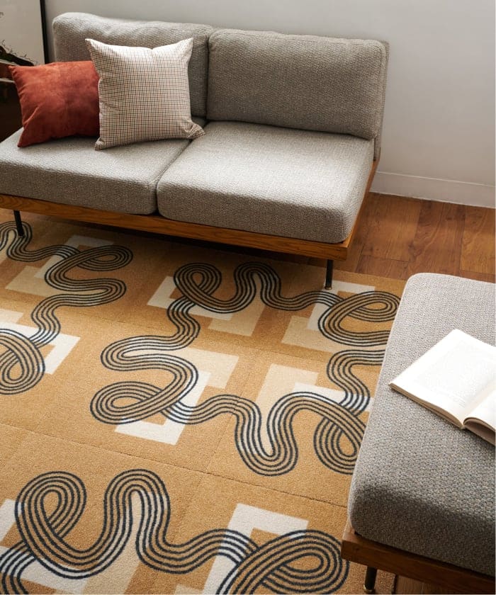 CARPET TILE CROSBY 1P キャメル　カーペットタイル 013