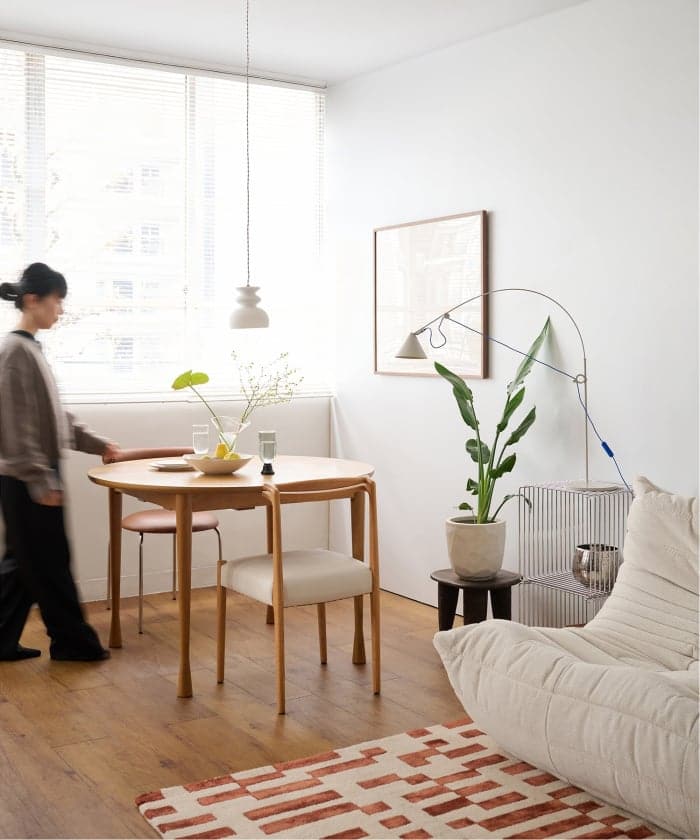 AROS ROUND TABLE W1100 natural アロス ラウンド テーブル ナチュラル　703