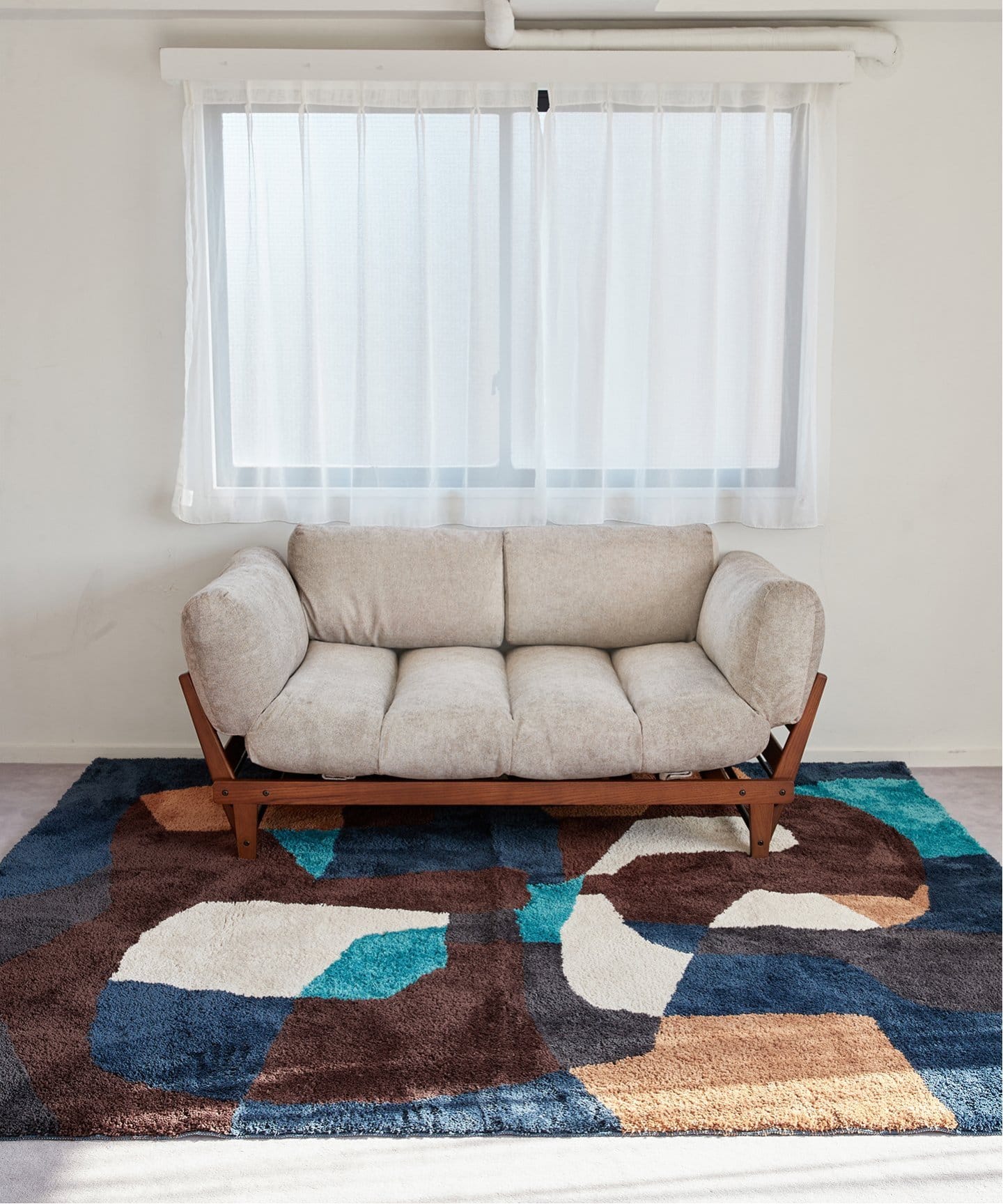 PICFAIR RUG 200x250　ピクフェアラグ　ネイビー　013 ネイビー