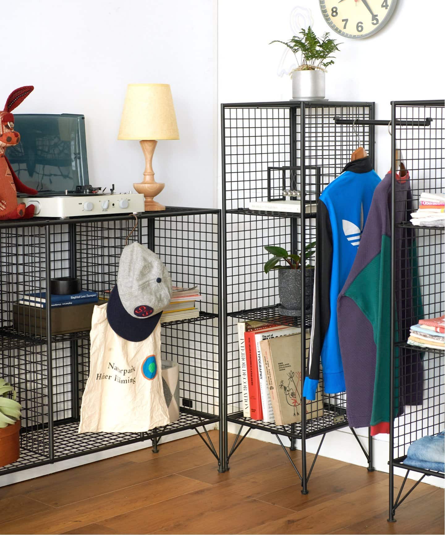キッチン収納・ラック PAXTON MESH RACK 3 GRID JOURNAL STANDARD FURNITURE PAXTON MESH RACK 3 GRID