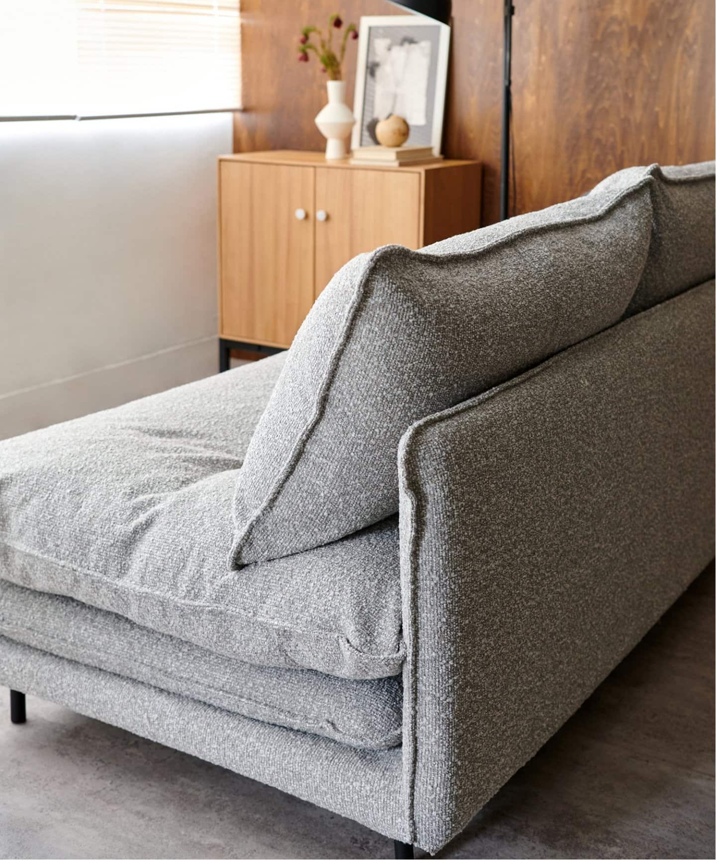 【現仕様廃番のため在庫限りで販売終了/20％OFF】 PORTO SOFA Boucle-GRG24　ポルトソファ グレージュ　700