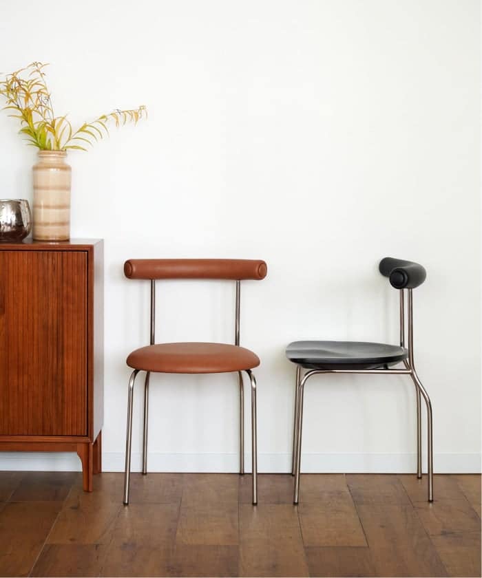 LIOR CHAIR PU BR　リオール チェア　704