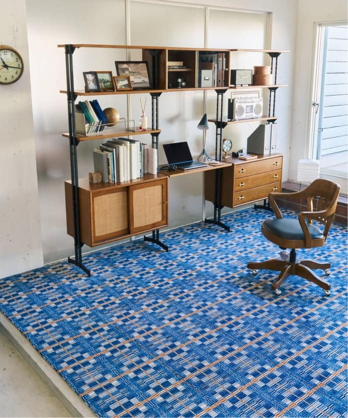 CARPET TILE OVERSHOT 6P グレー　カーペットタイル 013