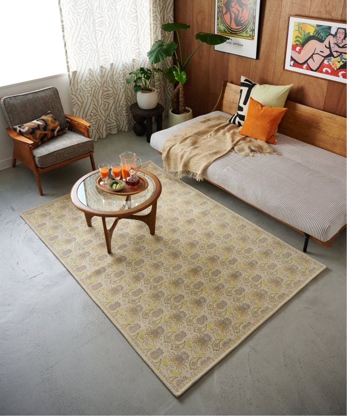 BLOOMPAISLEY RUG 200X200　ブルームペイズリー ラグ　013