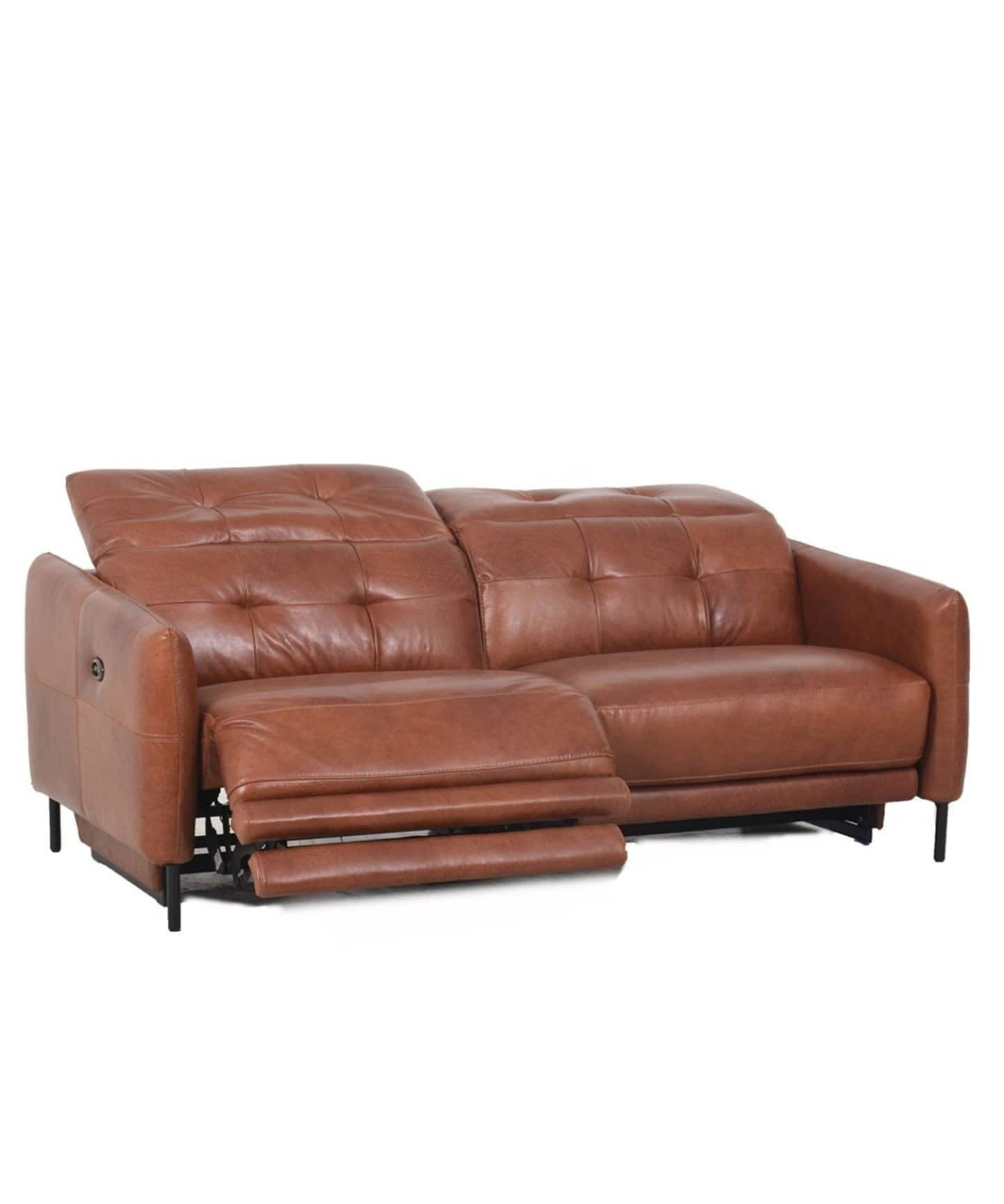 SHEFFIELD RECLINING SOFA LEATHER RB リッチブラウン