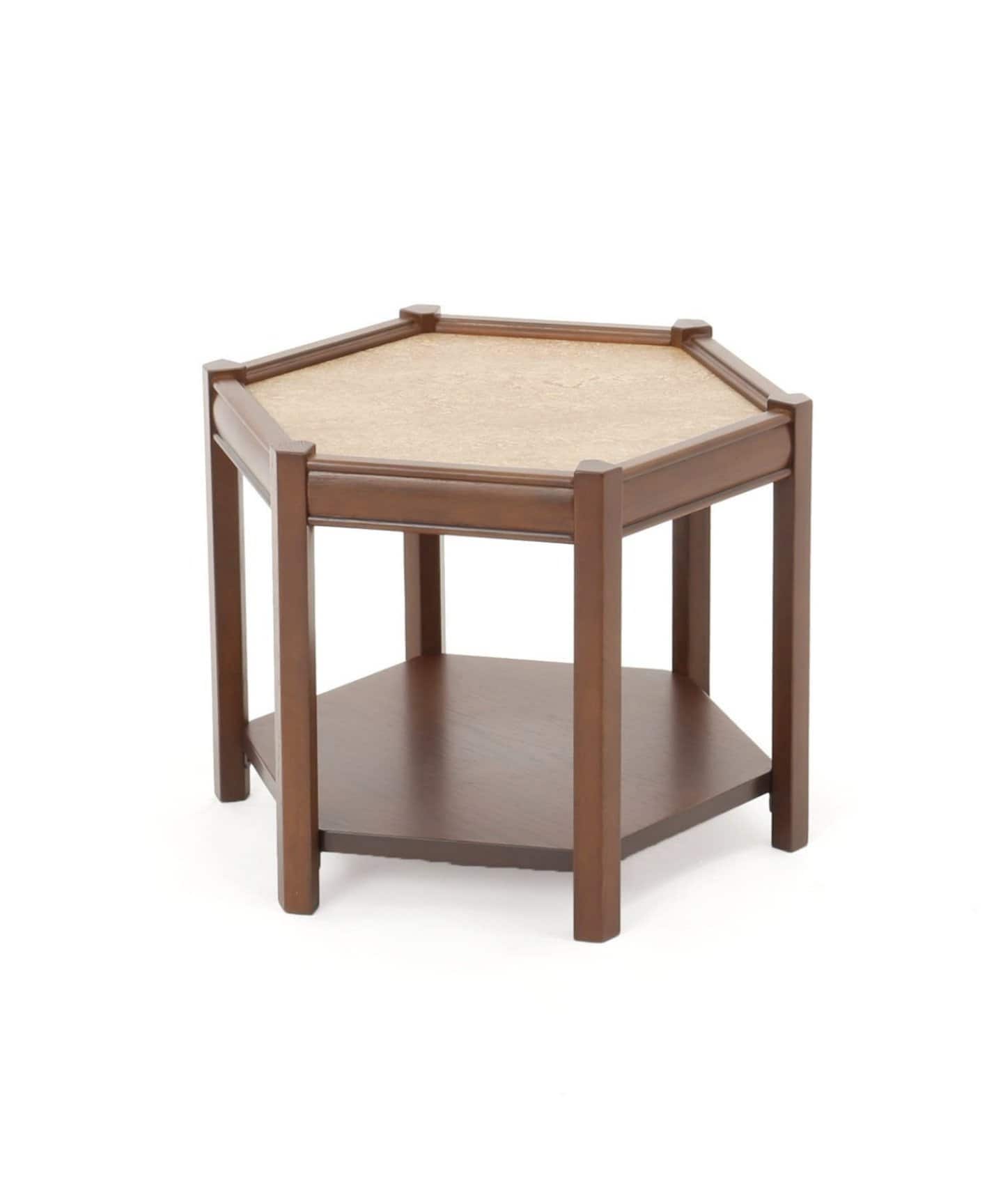 BROOKS HEXAGON TABLE_lino(BE) ブルックスヘキサゴンテーブル ベージュ　701