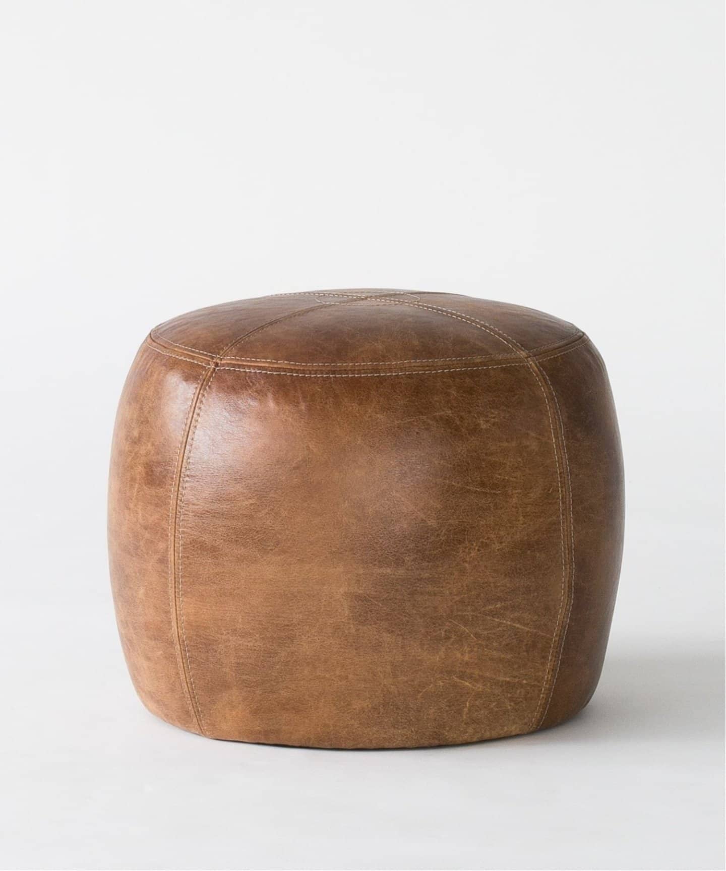 OAKS LEATHER STOOL_crack オークスレザースツール 704
