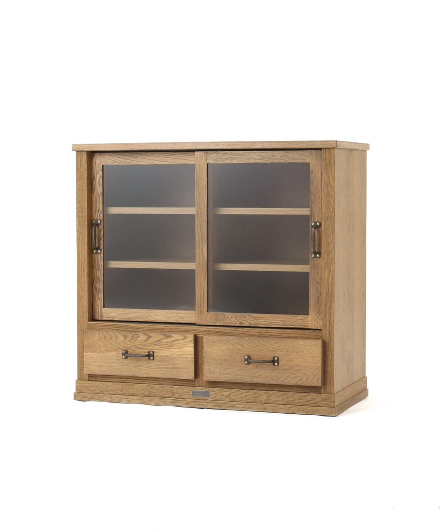 Elverson Glass Cabinet S with Drawers エルバーソンガラスキャビネットS 引き出し付き　707