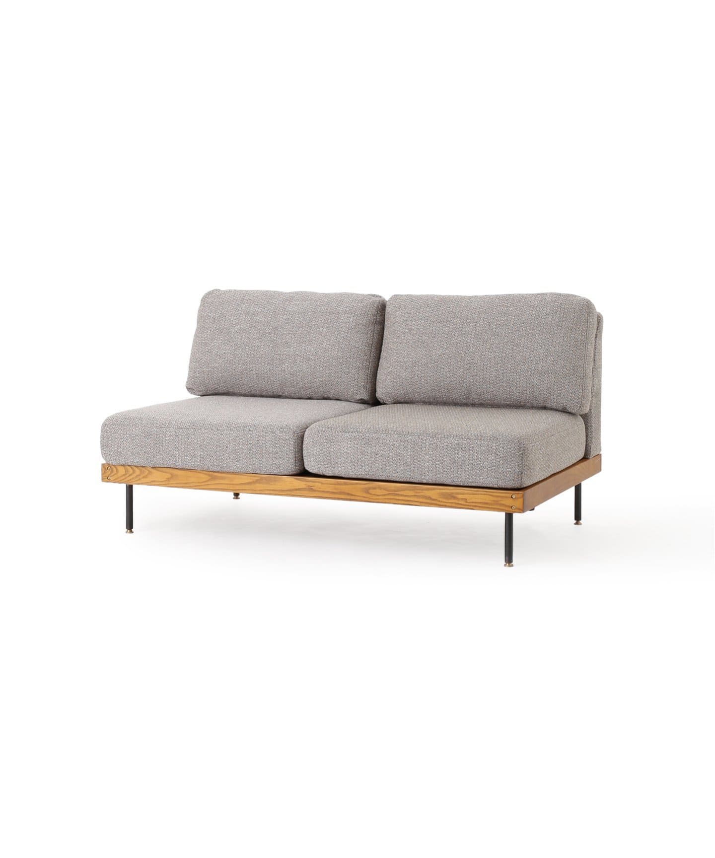 【送料お得な低価格/組立要】LILLE SOFA 2P 2ND 25(GRY)　リルソファ 700 グレー