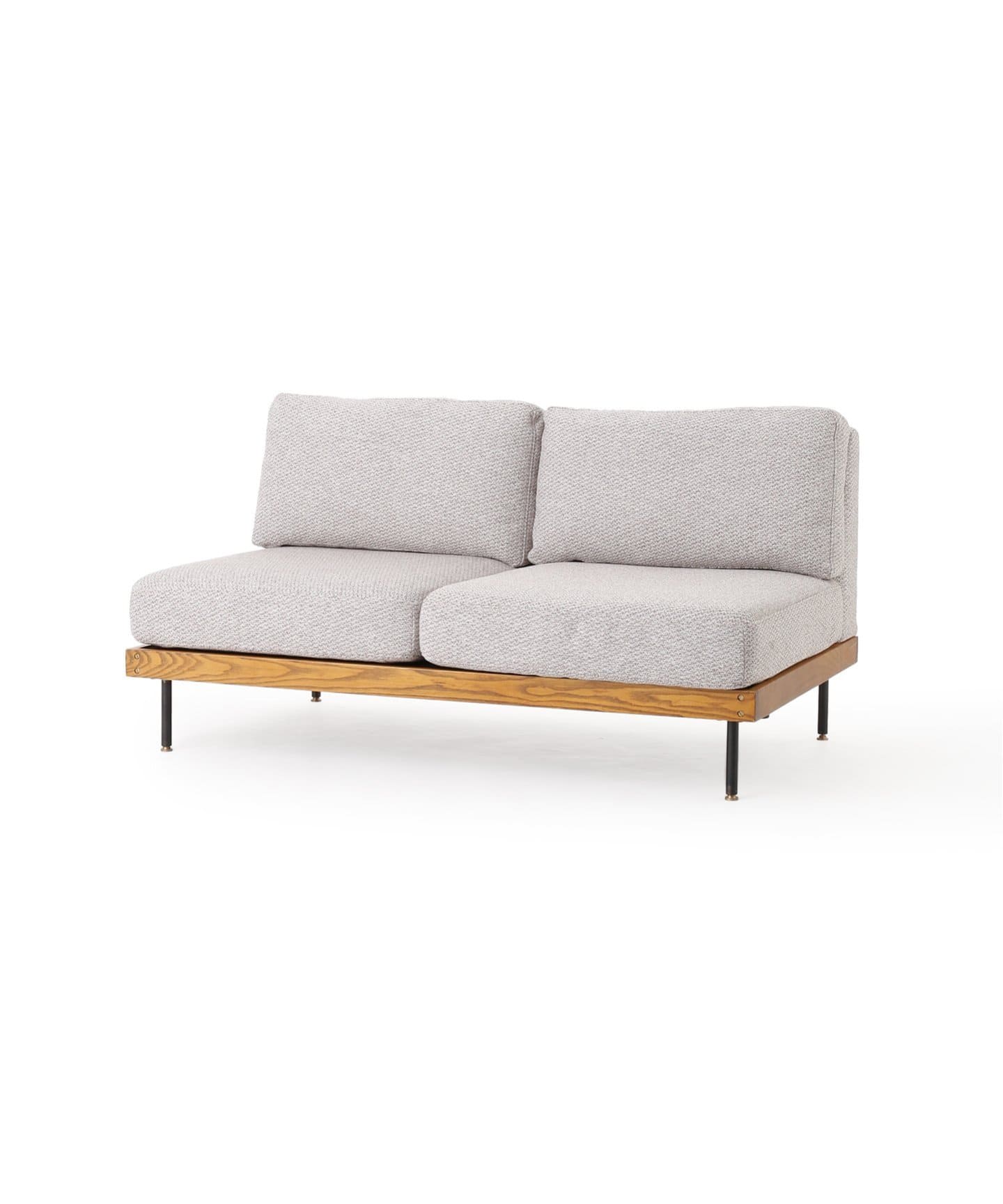 【送料お得な低価格/組立要】LILLE SOFA 2P 2ND 25(IVORY)　リルソファ 700 グレー
