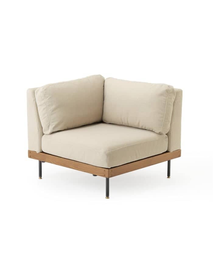 【送料お得な低価格/組立要】LILLE CORNER SOFA 25AW Fabric(I)　リルコーナーソファ　700